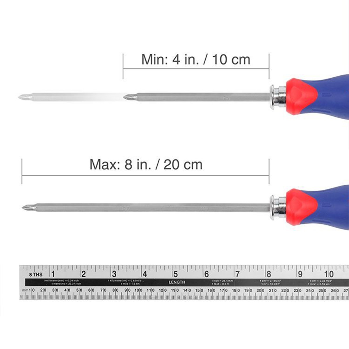 Отвертка с набором бит 6 в 1 телескопическая  WORKPRO