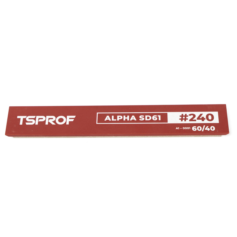 Алмазный брусок для заточки TSPROF Alpha SD61, 60/40 (240 грит)