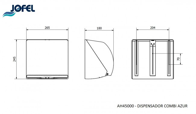 Диспенсер для полотенец из бумаги Jofel AH45000