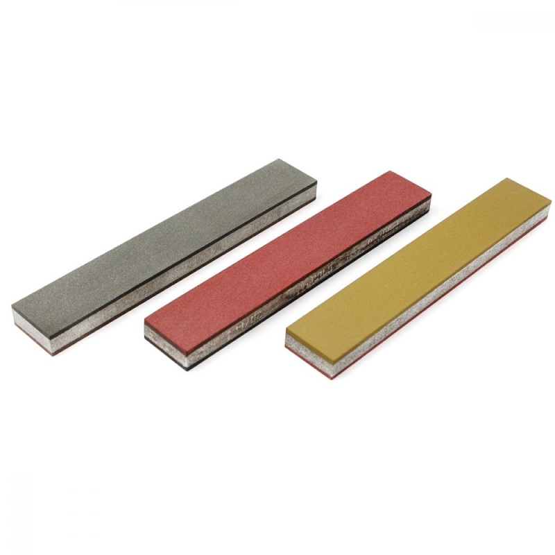 Набор алмазных брусков для заточки, 150ММ (3 ШТ)