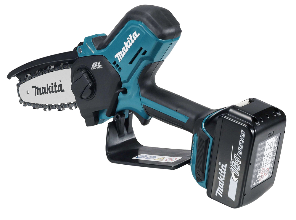 Пила цепная аккумуляторная Makita DUC150Z LXT BL 18В, 320 Вт, 6"/15 см, 0,325", 1,1мм, 8 м/с, XPT, без акб и ЗУ