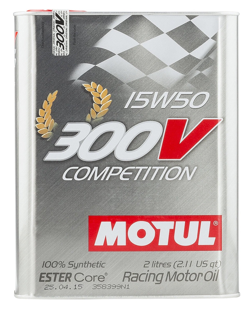 Моторное масло MOTUL 300V COMPETITION 15W50 (2 л.)