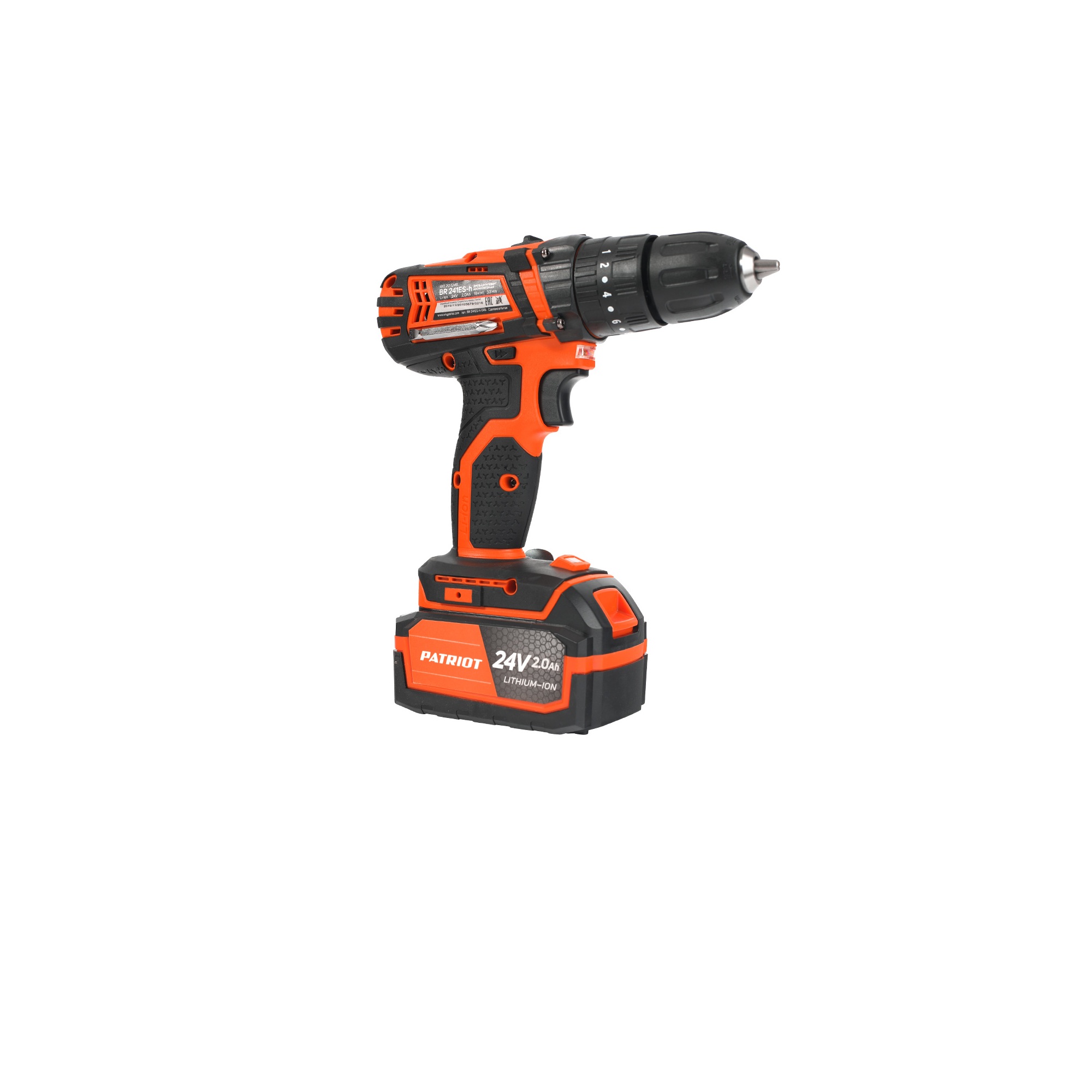 Дрель-шуруповерт аккумуляторная PATRIOT BR 241ES-h
