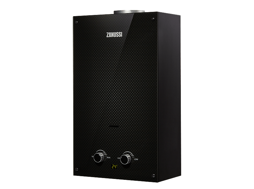 Газовая колонка Zanussi GWH 10 Fonte Glass Carbon НС-1194436