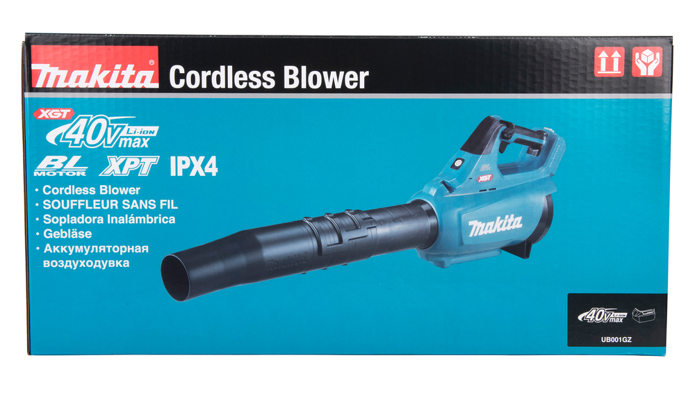 Аккумуляторная воздуходувка Makita UB001GZ XGT 64 м/с, 21000 об/мин, без акб и З/У