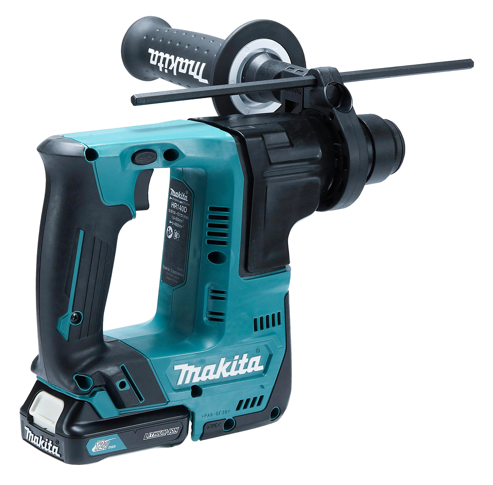 Перфоратор аккумуляторный Makita HR140DZ XGT 10.8В, 14 мм, 1,0 Дж, SDS-PLUS, без акб и ЗУ