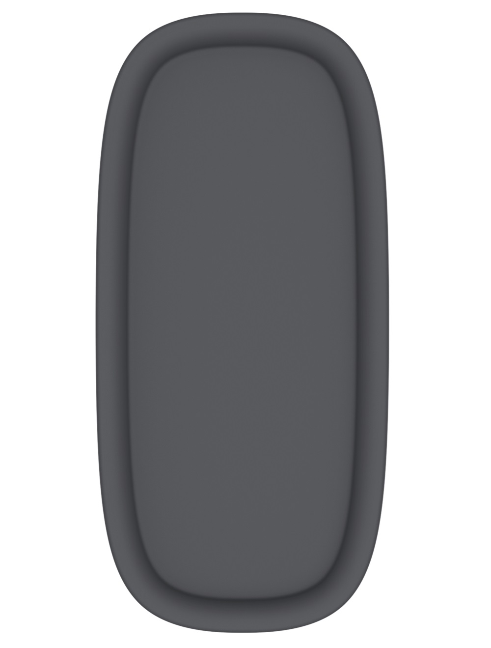 Плетёная корзина для белья сборная «Лён» 45 л (43х20х60 см) графит