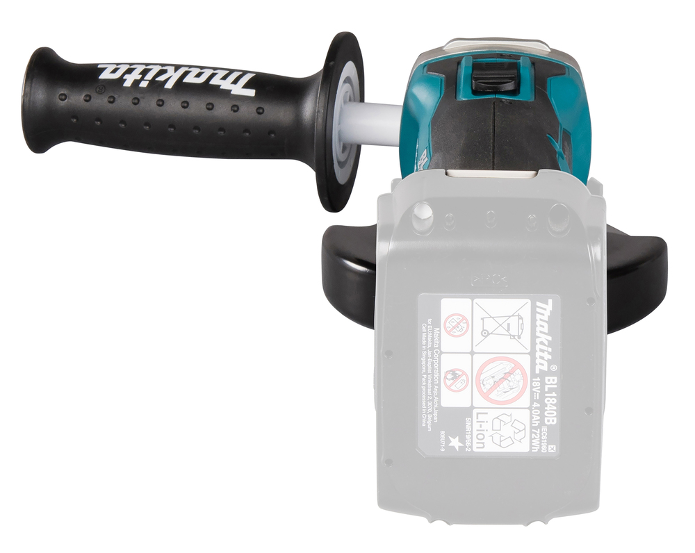 Угловая шлифмашина аккумуляторная Makita DGA506Z LXT 18В, 125 мм, 8500 об/мин, без акб и ЗУ