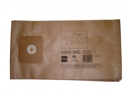 Двойной бумажный фильтр (мешок) 28л для Taski Vacumat 22