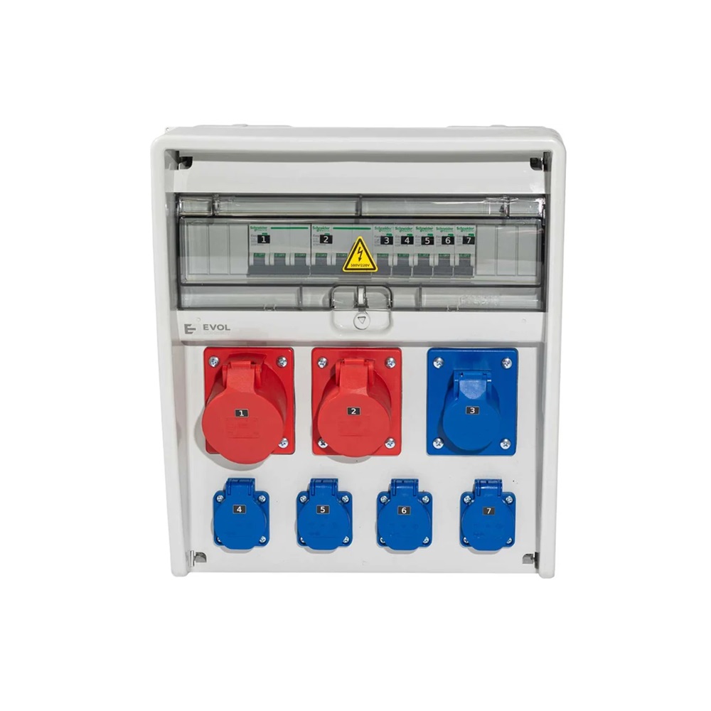Навесной щит с розетками 220В + 380В EVOL COMBOX ULTRA 17 0107-027-1