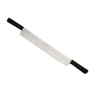 Нож для сыра с двумя рукоятями 38 см, черные рукояти