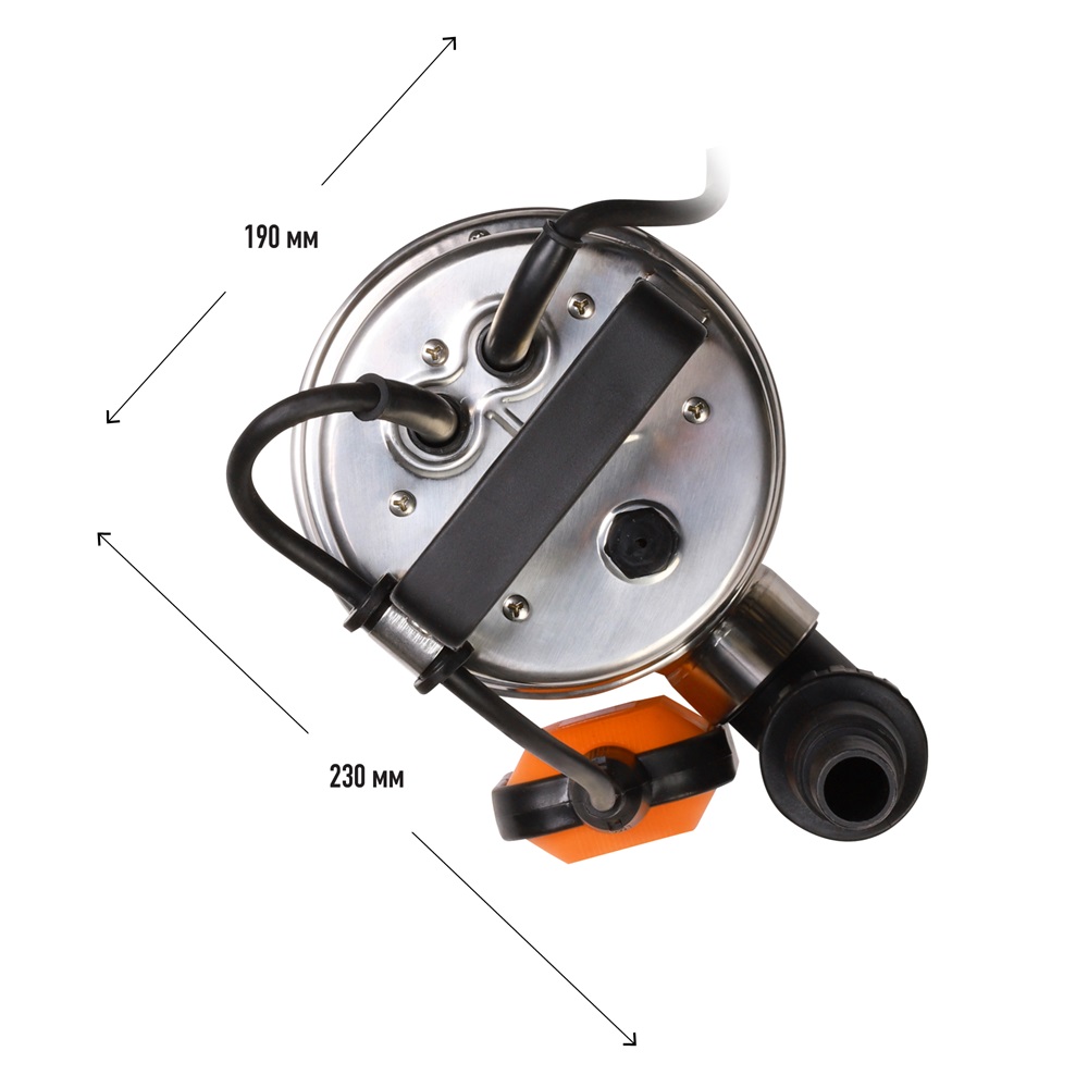 Насос дренажный PATRIOT F 900/S для грязной воды, 900 Вт