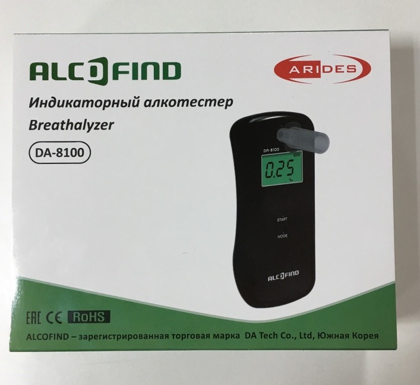 Персональный Алкотестер DA 8100