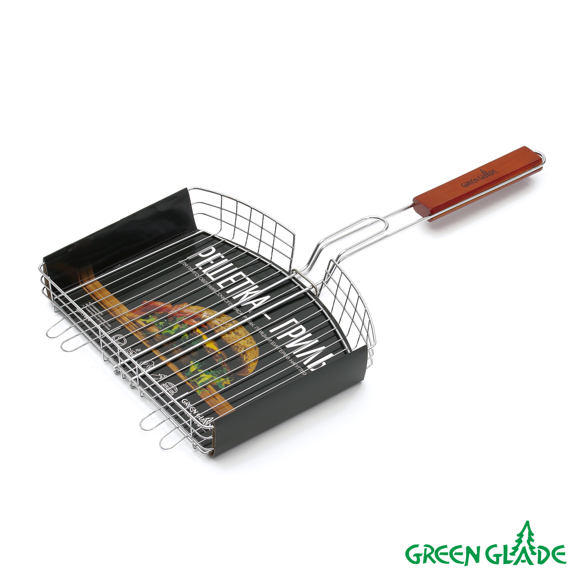 Двойная объемная решетка-гриль Green Glade 7004