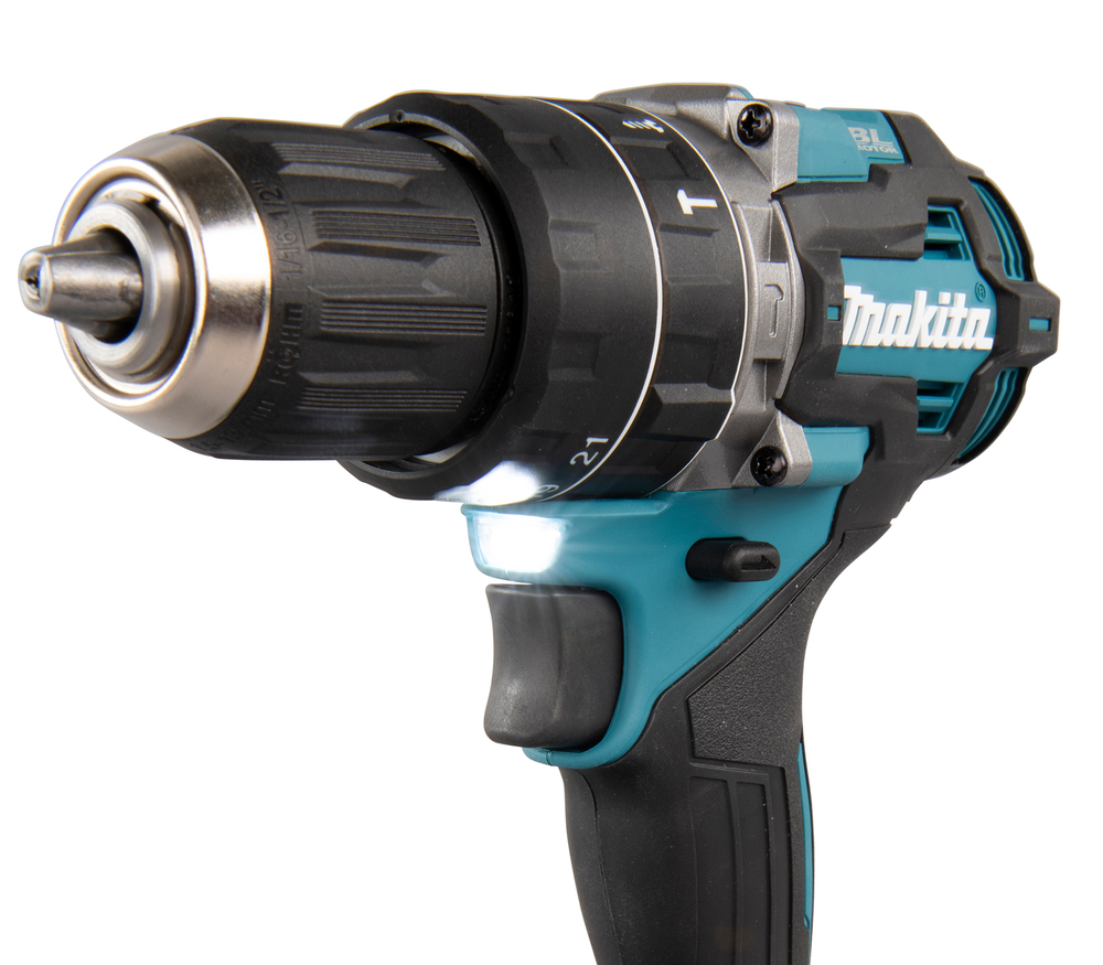 Ударная дрель-шуруповерт аккумуляторная Makita HP002GZ XGT 40В, 65 Нм, 2200 об/мин, без акб и ЗУ