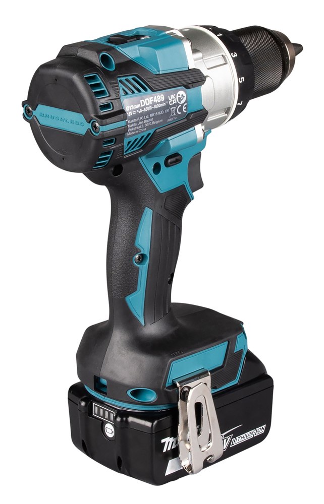 Дрель-шуруповерт аккумуляторная Makita DDF489Z LXT 18В, 130 Нм, 2100 об/мин, без акб и ЗУ