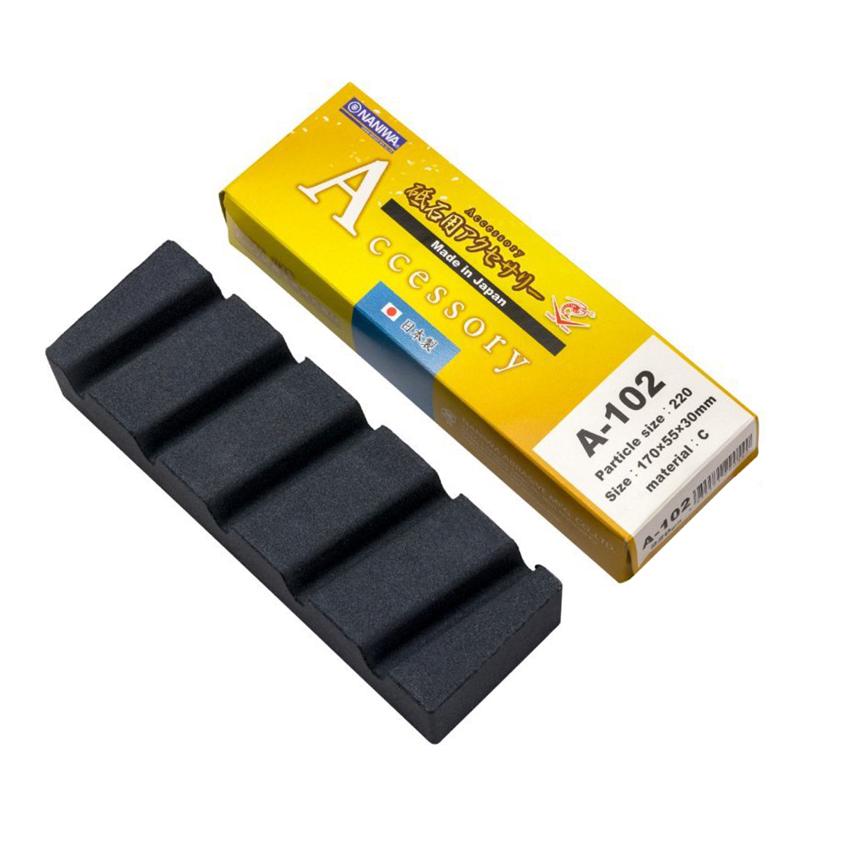 Камень для правки поверхности точильных камней NANIWA 170х55х30. #220