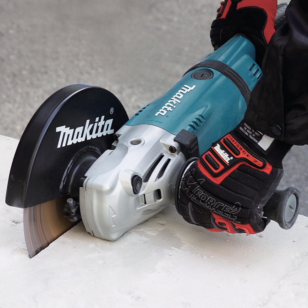 Угловая шлифовальная машина электрическая Makita GA9040SF01 2600 Вт, 230 мм, 6600 об/мин