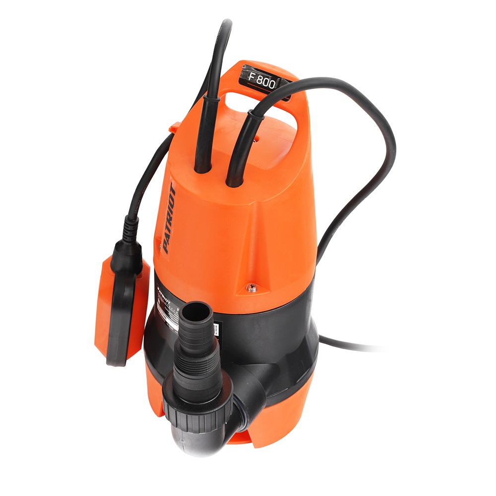 Насос дренажный PATRIOT F 800 для грязной воды, 810 Вт