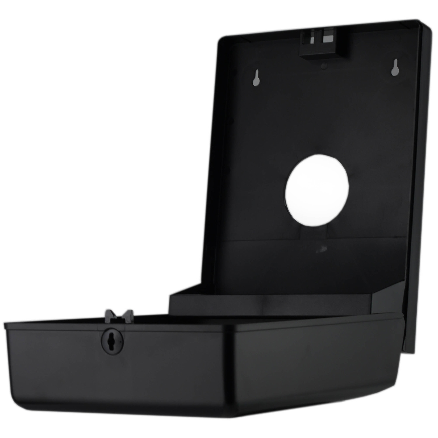 Диспенсер листовых полотенец Ksitex TH-8135B (черный)