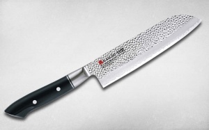 Нож кухонный Сантоку 18 см Kasumi Hammer