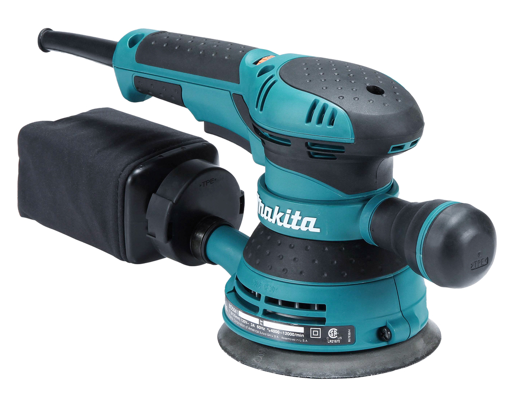 Эксцентриковая шлифовальная машина электрическая Makita BO5041 300 Вт, 125 мм, 4000-12000 об/мин