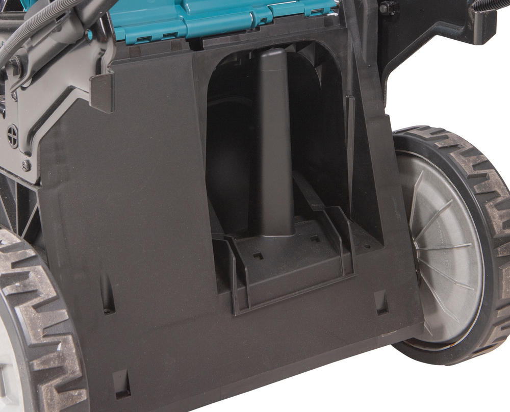 Газонокосилка аккумуляторная Makita DLM481CT2 LXT 2х18В, 860 Вт, 48 см, 62 л 2,5-5 км/ч, 4в1, XPT, (2xBL1850B, DC18SH)