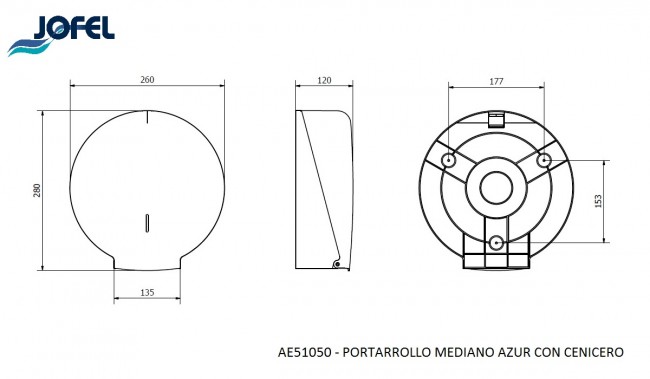 Диспенсер для бумаги Jofel AE51050