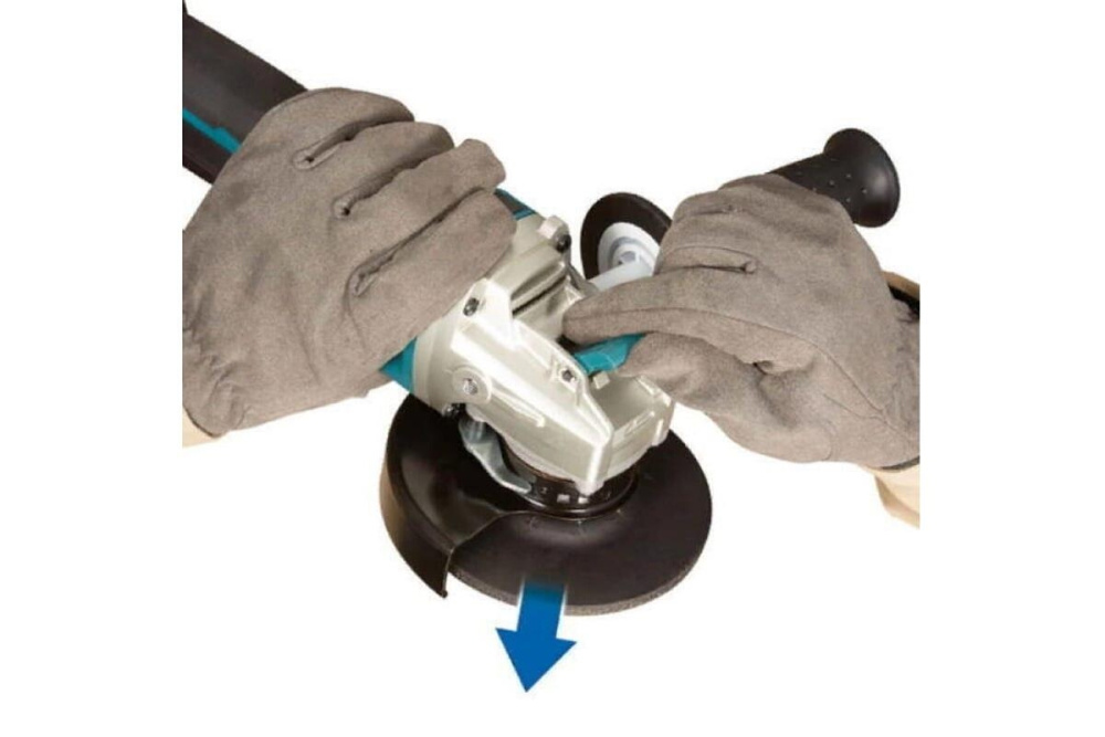 Угловая шлифмашина аккумуляторная Makita DGA469Z LXT 18В, 115 мм, 3000-8500 об/мин, без акб и ЗУ