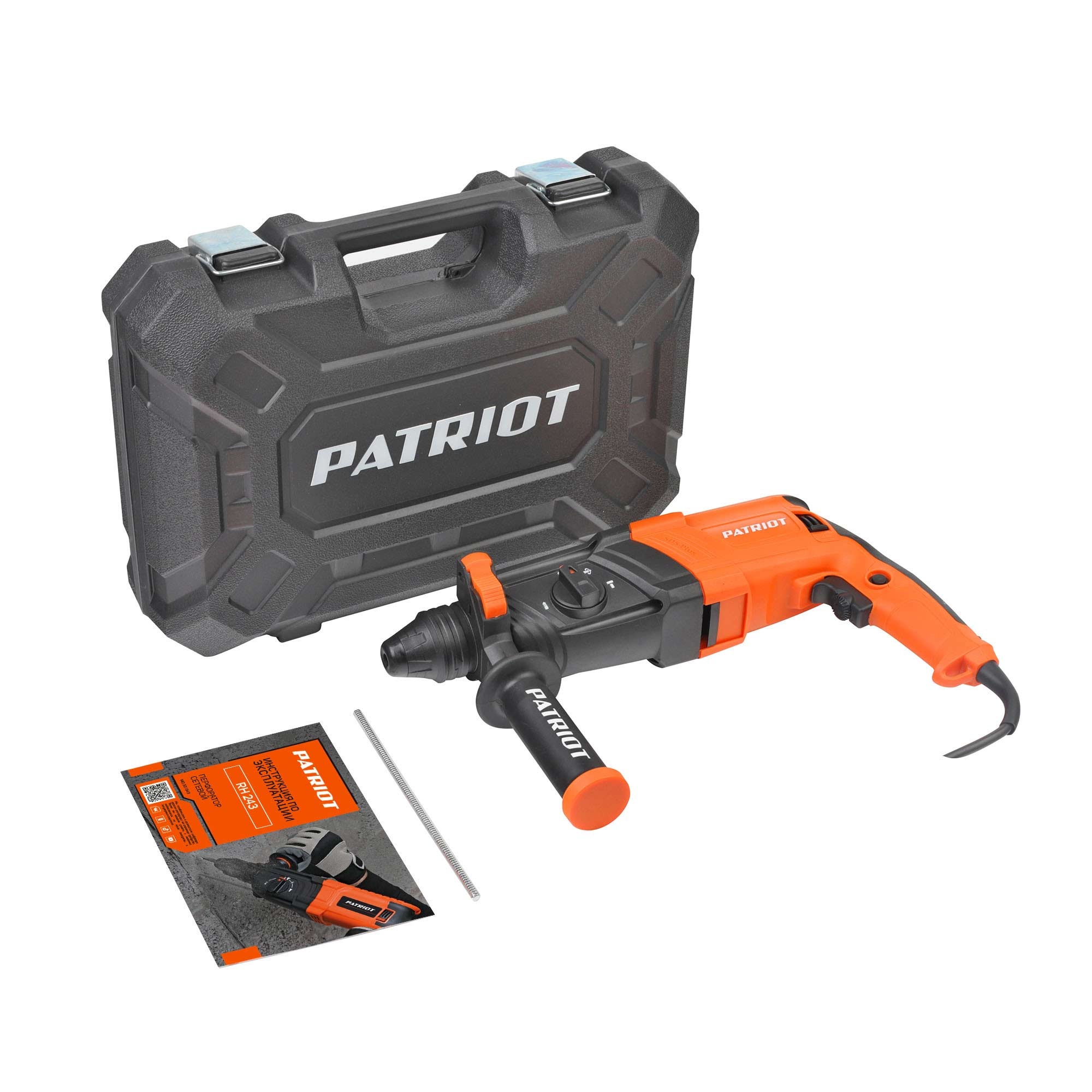 Перфоратор PATRIOT RH 243, SDS+, 770 Вт