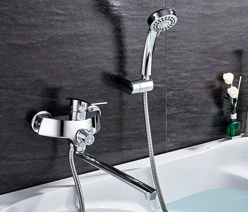 СМЕСИТЕЛЬ ДЛЯ ВАННЫ И ДУША LEDEME L2270 ИЗЛИВ L30F