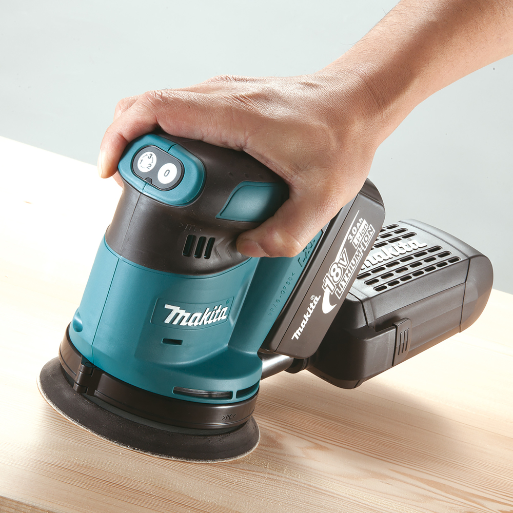 Эксцентриковая шлифовальная машина аккумуляторная Makita DBO180Z LXT 18В, 125 мм, без акб и ЗУ