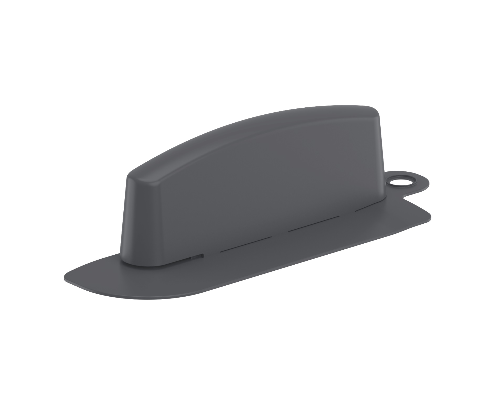 Бордюр садовый 3 м (10 секций по 39х10,5х11 см), с колышками (20 шт) графит