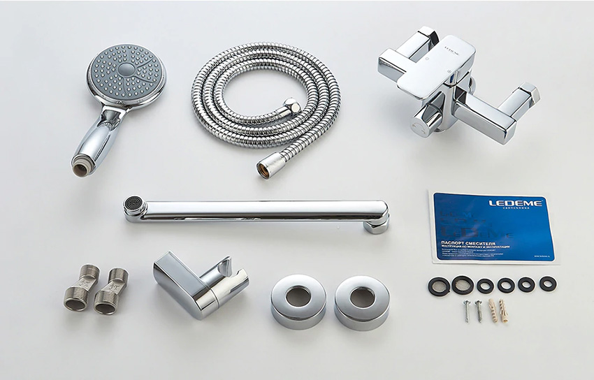 СМЕСИТЕЛЬ ДЛЯ ВАННЫ И ДУША LEDEME L2233