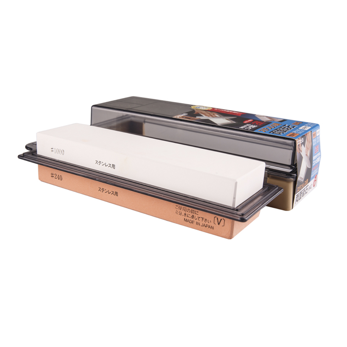 Камень точильный комбинированный #240/#1000 Suehiro 180х50х25