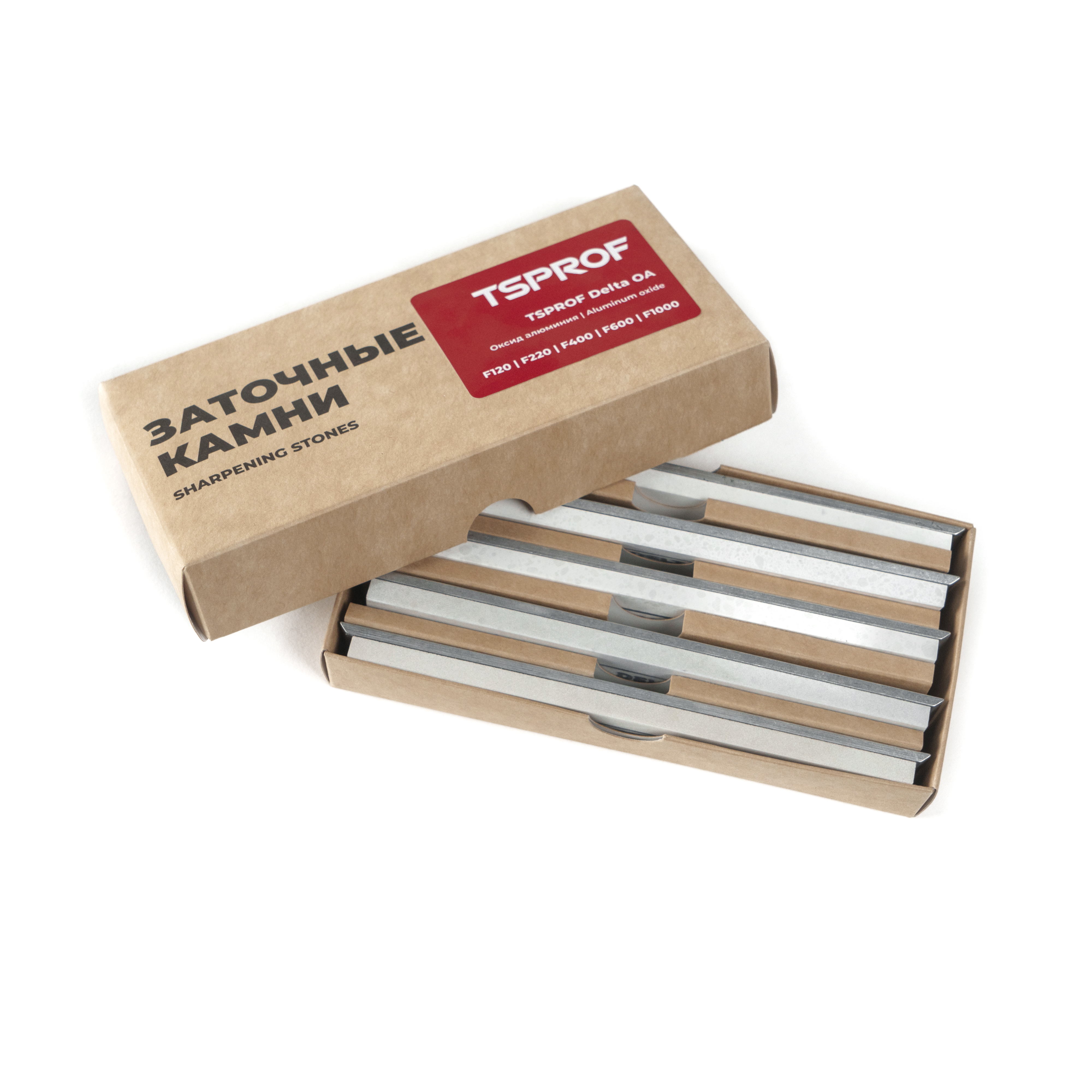 Камни для заточки TSPROF Delta OA, на бланках (5 шт)