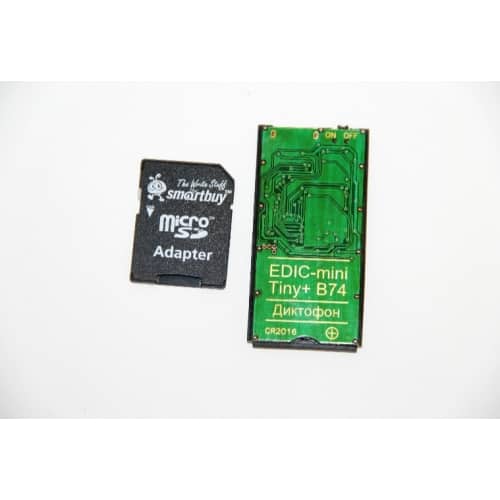 Миниатюрный сверхтонкий цифровой диктофон Edic-mini Tiny+ B74-150HQ