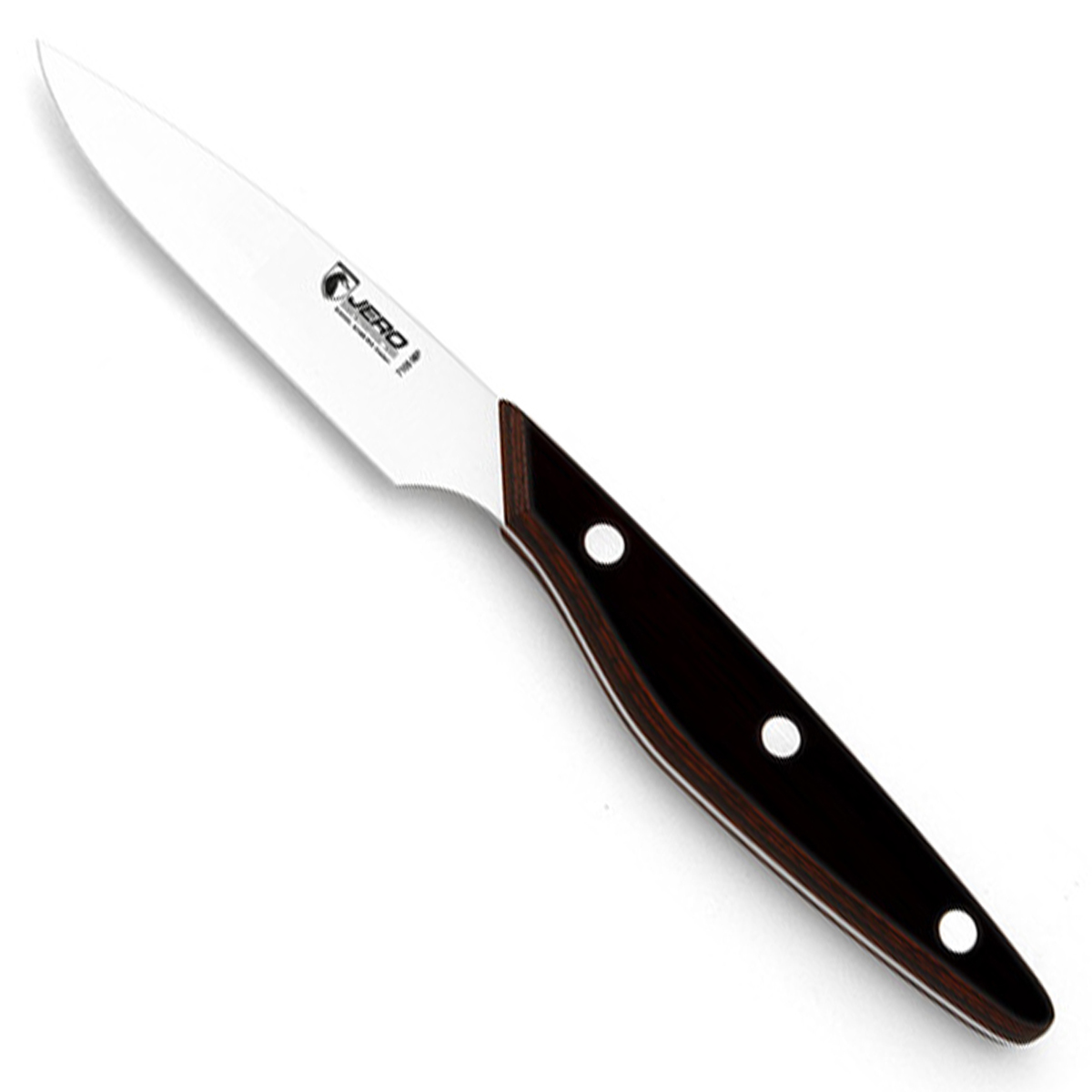 Нож кухонный для чистки овощей Jero Coimbra 9 см рукоять красное дерево