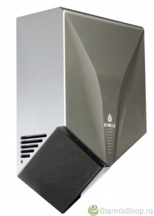 Сушилка для рук ВINELE V-TURBO высокоскоростная ABS пластик, серебро