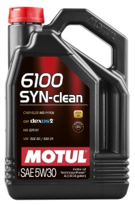 Моторное масло MOTUL 6100 SYN-clean 5W30 (5 л.)