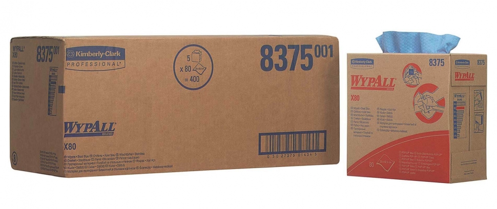 Протирочный материал в рулоне Kimberly-Clark Wypall® X80 8295