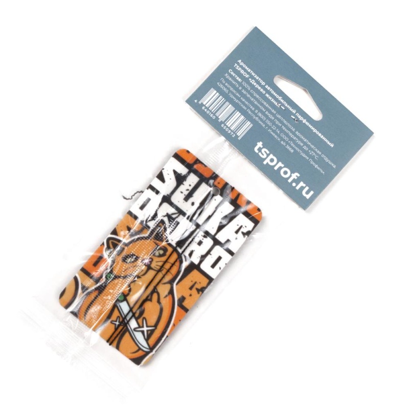 Ароматизатор автомобильный TSPROF "Дерево жизни" (Кот), парфюмированный