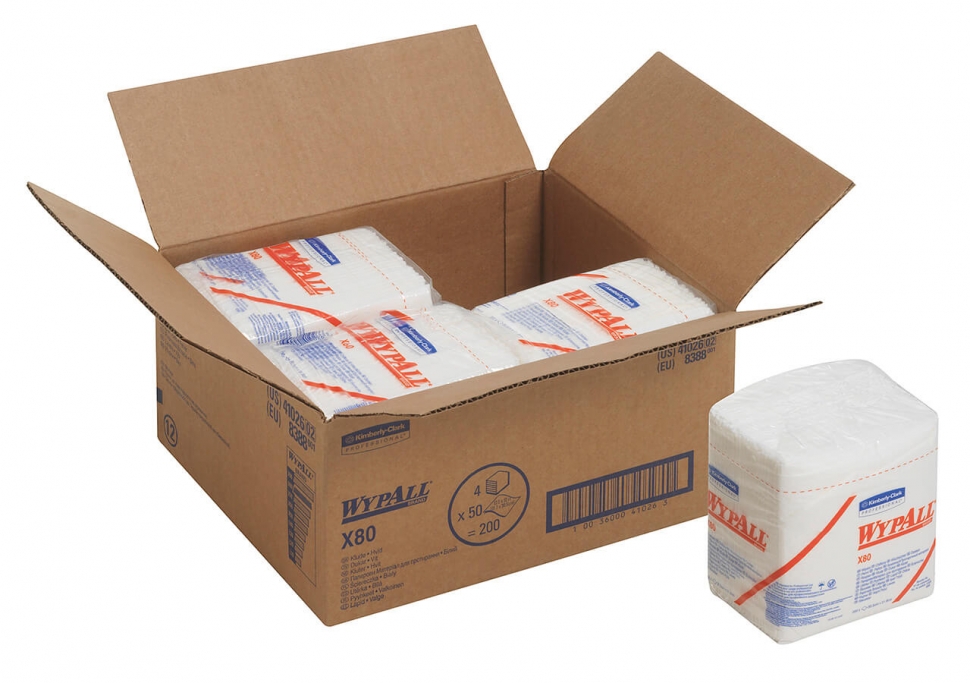 Протирочный материал в пачке Kimberly-Clark Wypall® X80 8388