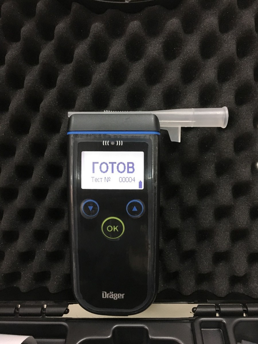 Профессиональный Алкотестер Drager Alcotest 6820 с принтером