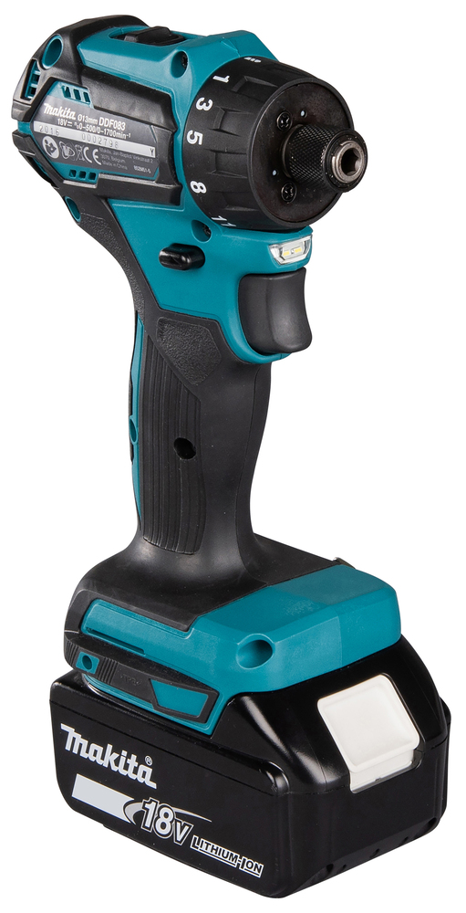 Дрель-шуруповерт аккумуляторная Makita DDF083RFE LXT 18В, 40 Нм, 1700 об/мин