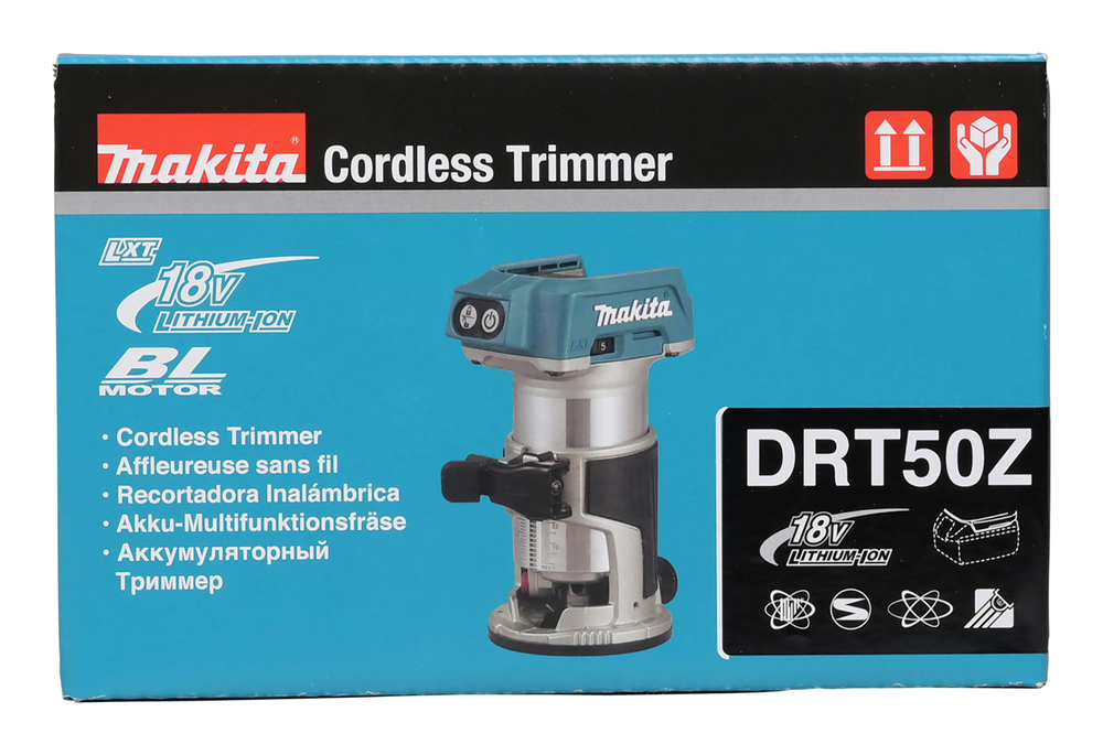 Фрезер кромочный аккумуляторный Makita DRT50Z LXT 18В, 6/8 мм, без акб и ЗУ