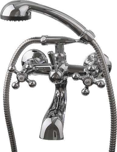 СМЕСИТЕЛЬ ДЛЯ ВАННЫ И ДУША LEDEME L3019, КОРОТКИЙ ИЗЛИВ