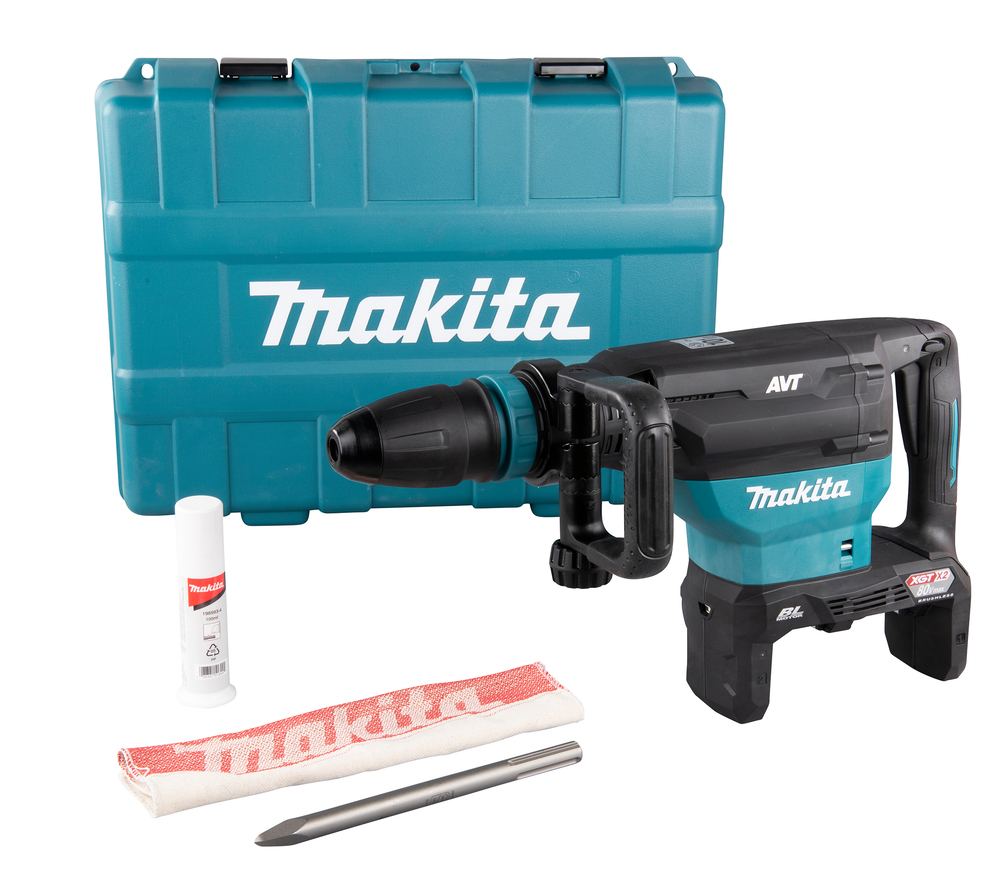 Отбойный молоток аккумуляторный Makita HM002GZ03 XGT 80 В, 20,9 Дж, SDS-MAX, без акб и ЗУ