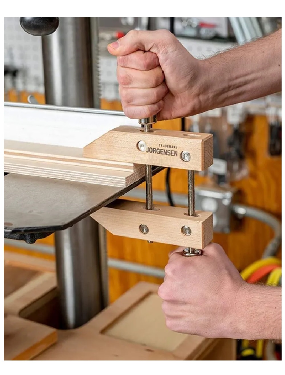 Струбцина-зажим деревянная 200 мм Pony JORGENSEN