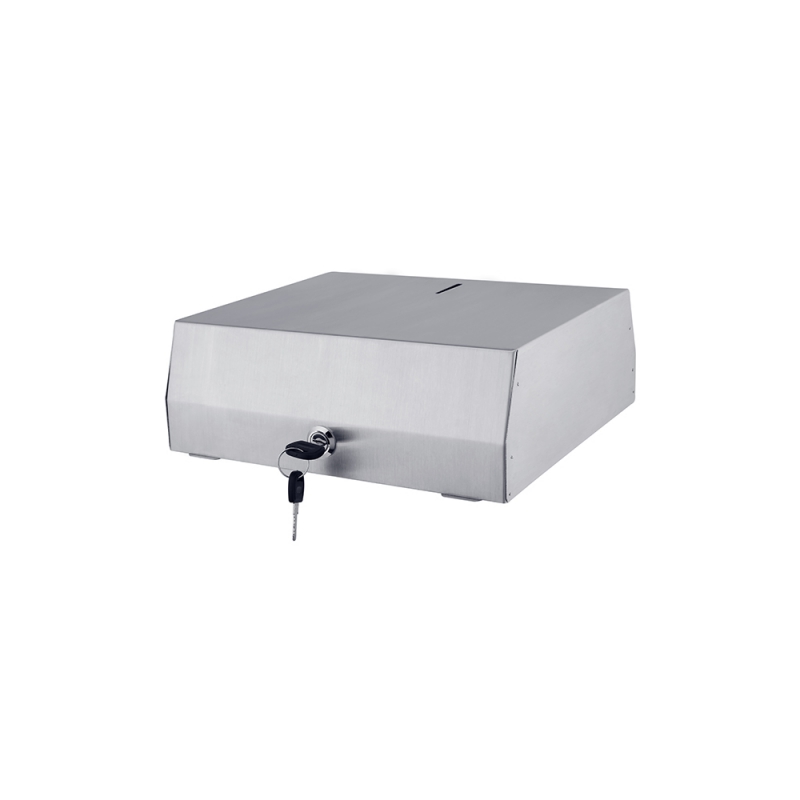 Диспенсер листовых полотенец "Популярный MAXI" металлический, полированный MERIDA AQP101